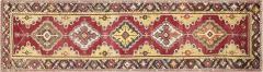 Vintage Turkish Oushak Runner 35 x 121  - 4048630