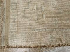 Vintage Turkish Oushak Runner - 4543211