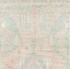 Vintage Turkish Tribal Rug 4 9 x 10 0  - 4532858