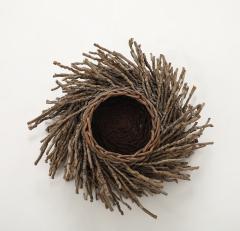 Vintage Twig Basket - 4044305