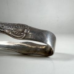 Vintage USN Claw Sugar Ice Tongs Decorative Design Navy Silver Eagle - 2925841