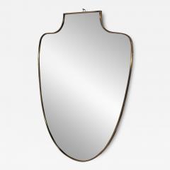 Vintage Unique Brass Wall Mirror 1970s - 3637262
