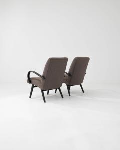 Vintage Upholstered Armchairs Designed by Jindrich Halabala a Pair - 3469780