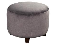 Vintage Upholstered Mid Century Modern Ottoman Stool - 2536056