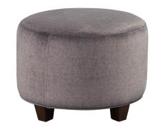 Vintage Upholstered Mid Century Modern Ottoman Stool - 2536059