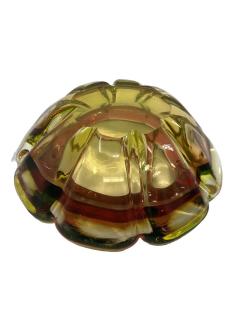 Vintage Uranium Murano Glass Ashtray - 4574832