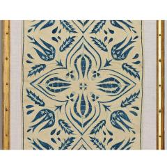 Vintage Uzbek Hand Embroidered Suzani In Gilt Frame - 4736049