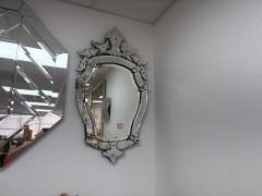 Vintage Venetian Beveled And Etched Mirror - 4676650