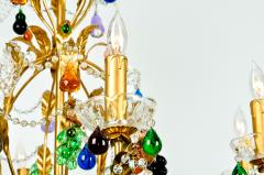 Vintage Venetian Crystal Fruits Design Chandelier - 399218