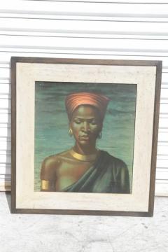 Vintage Vladimir Tretchikoff Zulu Girl - 4033126