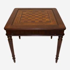Vintage Walnut Game Table by Hurtado Valencia - 3087324