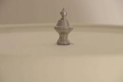 Vintage Wooden Table Lamp with Block Base - 3326557