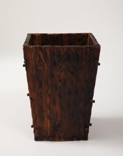 Vintage Wooden Waste Bin - 3934562