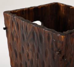 Vintage Wooden Waste Bin - 3934565