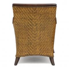 Vintage Woven Rattan Armchairs - 4243215