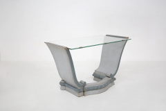 Vintage Writing Desk in Wood and Glass and Armchair - 2633830