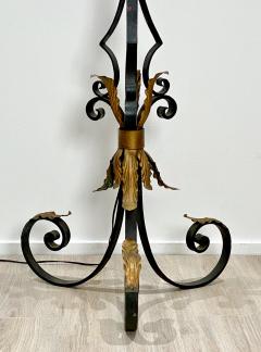 Vintage Wrought Iron Floor Lamp - 1538951
