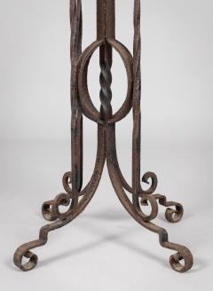 Vintage Wrought Iron Tile Top Table - 3086765