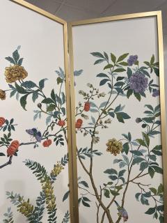 Vintage Zuber Decor Chinois 4 Panel Screen - 4061470