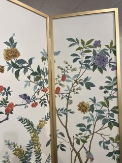 Vintage Zuber Decor Chinois 4 Panel Screen - 4347871