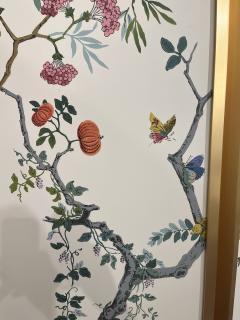 Vintage Zuber Decor Chinois 4 Panel Screen - 4347879