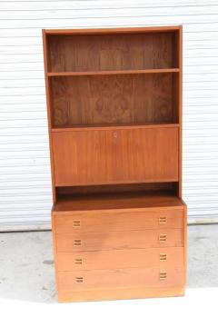 Vintage cabinet with drawers and writing desk - 4107399