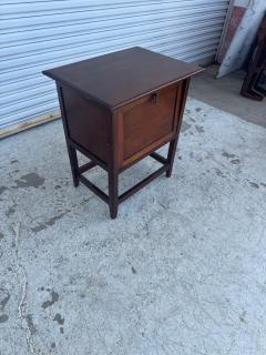 Vintage smoking table w drop front door - 4744040