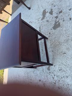 Vintage smoking table w drop front door - 4744060