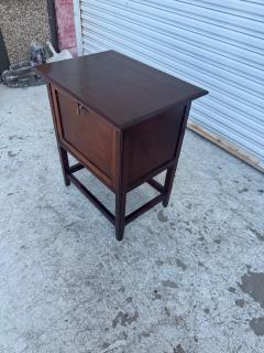 Vintage smoking table w drop front door - 4744062