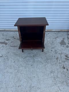 Vintage smoking table w drop front door - 4744064