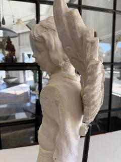 Vintaged Winged Figure Sculpture - 4372642