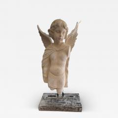 Vintaged Winged Figure Sculpture - 4374540