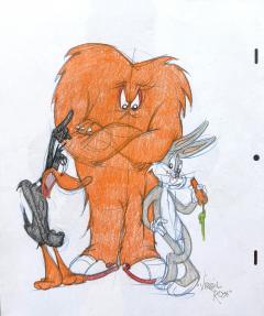 Virgil Ross Gossamer Daffy Duck and Bugs Bunny  - 4786428