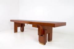 Vito SanGirardi Big dining table with brass feet - 4001876