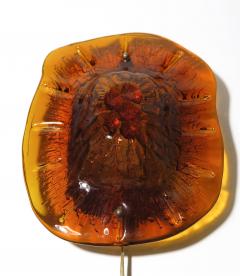 Vitrika Wall Amber Glass Sconce - 2964007