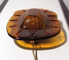 Vitrika Wall Amber Glass Sconce - 2964009