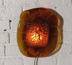 Vitrika Wall Amber Glass Sconce - 2964011