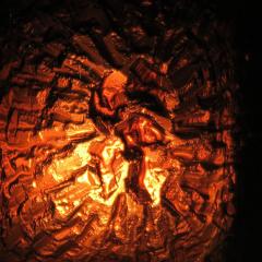 Vitrika Wall Amber Glass Sconce - 2964014