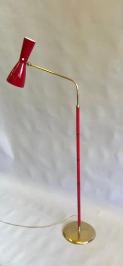 Vittoriano Vigano Italian Mid Century Modern Articulating Floor Lamp Vittoriano Vigano Arteluce - 3247985