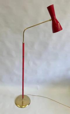 Vittoriano Vigano Italian Mid Century Modern Articulating Floor Lamp Vittoriano Vigano Arteluce - 3247996