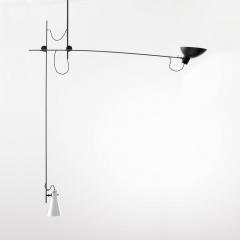 Vittoriano Vigano Vittoriano Vigan VV Suspension Lamp in Black and Brass - 930579