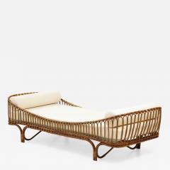 Vittorio Bonacina 1960s Italian bamboo rattan daybed designed by Mario Cristiani for Bonacina  - 1888127