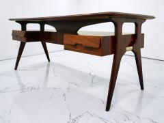 Vittorio Dassi Mobilificio Dassi Dassi Italian Mid Century Executive Desk designed by Vittorio Dassi in 1950s - 4612703