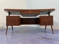 Vittorio Dassi Mobilificio Dassi Dassi Italian Mid Century Executive desk designed by Vittorio Dassi in 1950s - 3745448