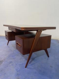 Vittorio Dassi Mobilificio Dassi Dassi Italian Mid Century Executive desk designed by Vittorio Dassi in 1950s - 3745451