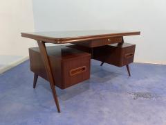 Vittorio Dassi Mobilificio Dassi Dassi Italian Mid Century Executive desk designed by Vittorio Dassi in 1950s - 3745452