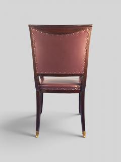 Vittorio Dassi Mobilificio Dassi Dassi Italian Mid Century Leather Desk Armchair designed by Vittorio Dassi 1950s - 4742919