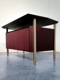 Vittorio Dassi Mobilificio Dassi Dassi Italian Mid Century Modern Executive Desk by Vittorio Dassi 1960s - 2601369