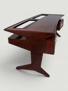 Vittorio Dassi Mobilificio Dassi Dassi Italian Mid Century Presidential Executive Desk designed by Vittorio Dassi 1950s - 4625452
