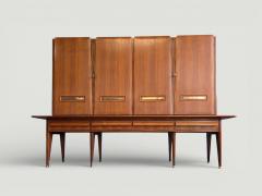 Vittorio Dassi Mobilificio Dassi Dassi Italian Mid Century Sideboard or Cabinet Bar designed by Vittorio Dassi in 1950s - 4612662